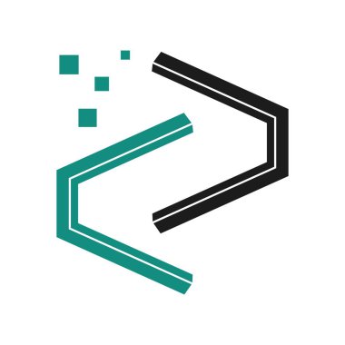 Programlama Kodu teknoloji logosu vektör şablonu