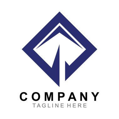 Ticari logo tasarım vektör şablonu