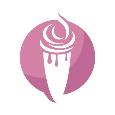 Dondurma çizim vektörü düz tasarım 