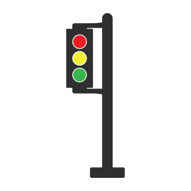 Trafik ışıkları simge vektör tasarım şablonu