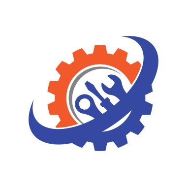 Bakım logosu vektör düz tasarımı