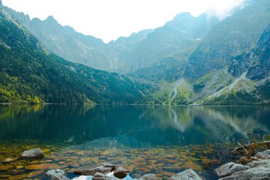 Sea Eye lake in Poland. Landscape of nature. 