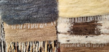 Background. Natural sheep fur close up. 