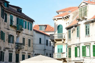 Split, Croatia. Elements of the ancient architecture of the city. 
