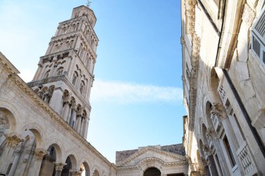 Split, Croatia. Elements of the ancient architecture of the city. 
