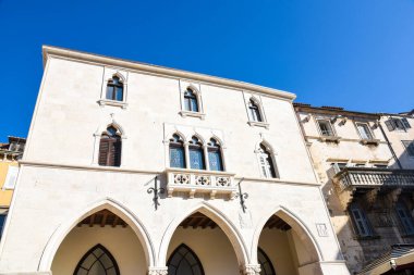 Split, Croatia. Elements of the ancient architecture of the city. 