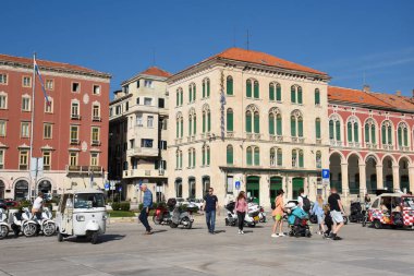 Split, Croatia. Central embankment, October 17, 2022 