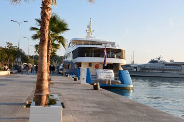 Split, Croatia. Central embankment, October 17, 2022 