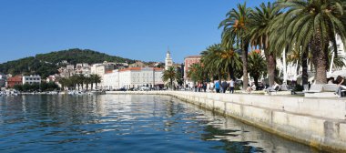 Split, Croatia. Central embankment, October 17, 2022 