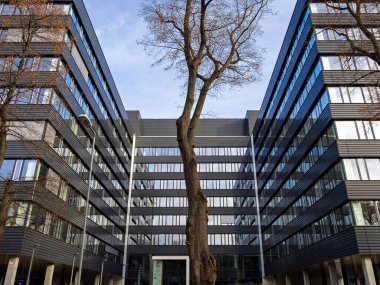 Building Slovak Academy of Sciences in Bratislava, Slovakia.