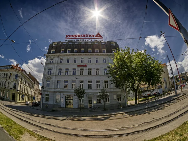 Insurance Company Kooperativa Bratislava Headquarters Slovakia Obraz Stockowy