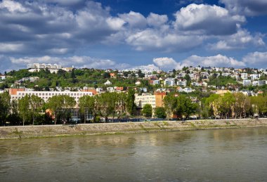 Bratislava 'daki Borik tepesi, konaklama tesisi, villa mahallesi, Slovakya.