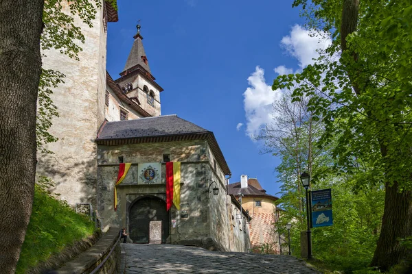 Castelo Orava Oravsky Podzamok Eslováquia — Fotografia de Stock
