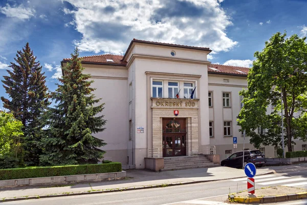 Bezirksgericht Prievidza Hauptsitz Slowakei — Stockfoto