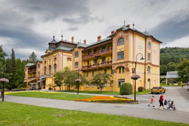 Bardejov, Slovakya 'daki Astoria spa evi. Bardejov, Slovakya' daki spa evi..