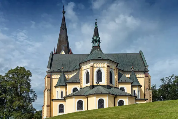 Basiliek Van Visitatie Van Maagd Maria Marianska Hora Levoca Slowakije — Stockfoto