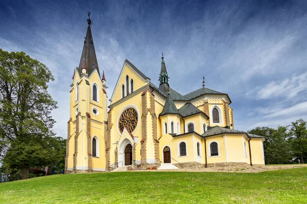Marianska Hora Levoca Slovakya Daki Bakire Meryem Bazilikası Stok Resim