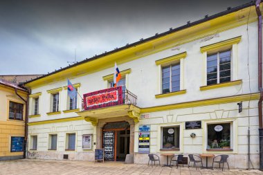 Spiska Nova Ves 'deki Kontra Tiyatrosu, Dom Matica Slovenska, Slovakya.