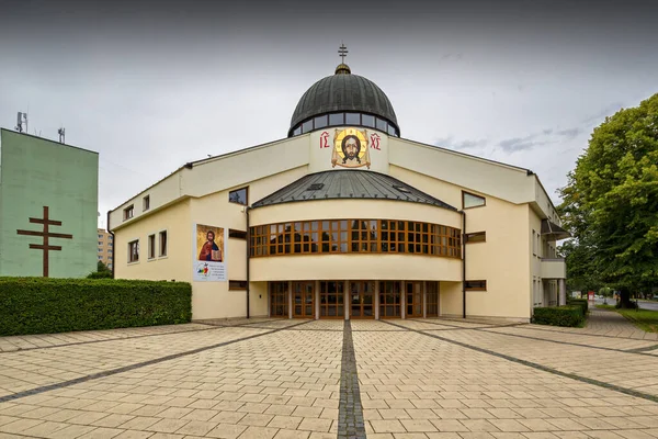 See Transformations Lord Greek Catholic Church Spisska Nova Ves Slovakia — Stock Photo, Image