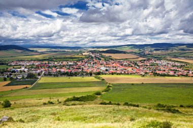 Spiske Podhradie, genel görüş, Spisska Kapitula, Slovakya.