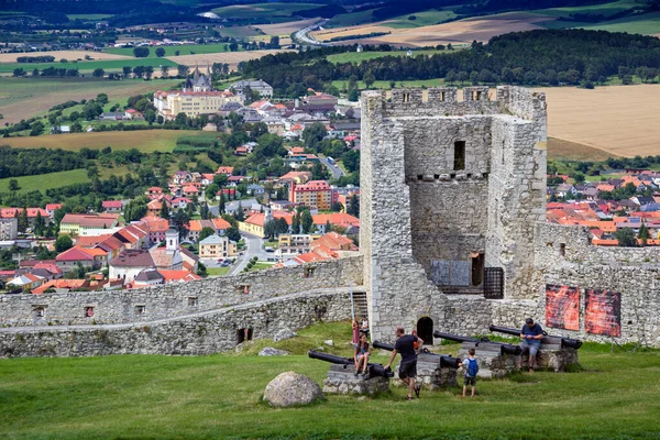 Spis Castle Castle Ruins Largest Castle Central Europe Unesco Spis Stock Photo