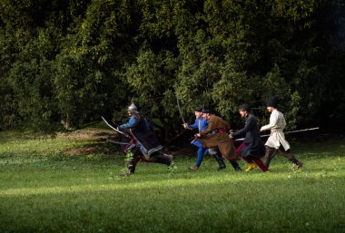 1619, Slovakya 'daki Bratislava Savaşı' nın yeniden inşası.