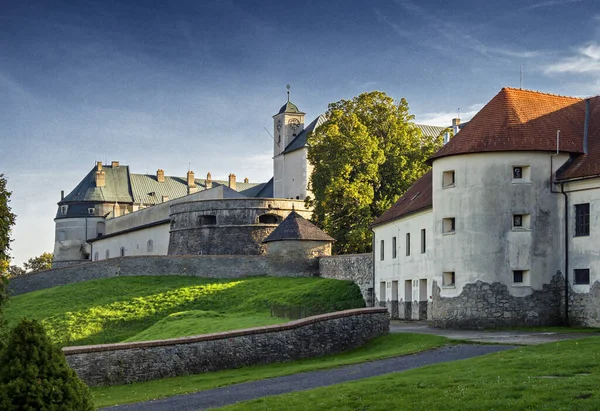 stock image Cerveny kamen Castle in Casta, Slovakia.