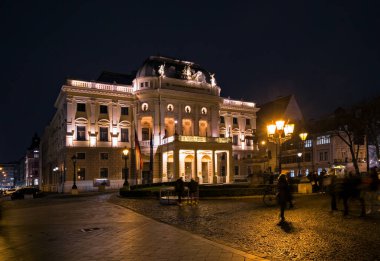 Bratislava, Slovakya, Avrupa 'daki Slovakya Ulusal Tiyatrosu.