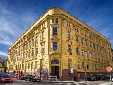 Bratislava 'daki konservatuar, Tolsteho Caddesi, Slovakya.