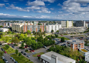 Podunajske Biskupice, apartmanlar bloğu, Vrakunska sokağı, Medzi Jarkami, Bratislava, Slovakya.