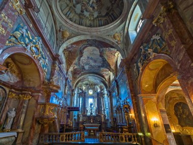 St. Emeram Piskopos Katedrali, Kilisenin içi, Nitra, Slovakya,