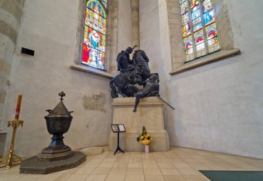 Bratislava 'daki St. Martin Katedrali' nin heykelleri, Avusturyalı Barok heykeltraş, George Donner, Slovakya.