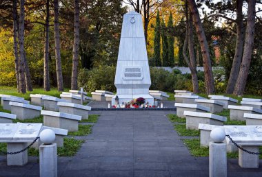 Slovakya, Bratislava 'daki Osmanlı askeri mezarlığı.