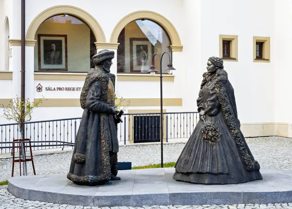 Heykel Katarina Palffy ve Aziz Jur, Stefan Ileshazy, Slovakya.