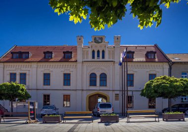 Belediye Ofisi, Nüfus Dairesi, İnşaat İdaresi, Svaty Jur, Slovakya.