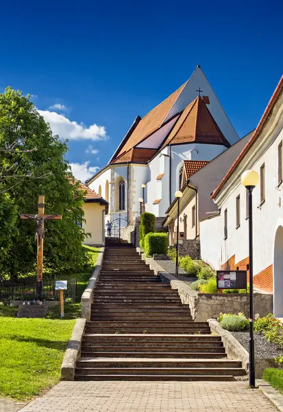 Bratislava, Slovakya yakınlarındaki Svaty Jur 'da Aziz George Kilisesi, Roma Katolik Kilisesi.