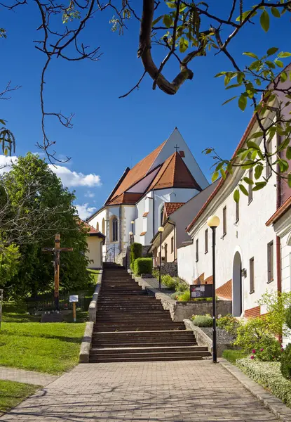Bratislava, Slovakya yakınlarındaki Svaty Jur 'da Aziz George Kilisesi, Roma Katolik Kilisesi.