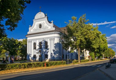 Spisska Nova Ves, Slovakya 'daki Evanjelik Kilisesi.