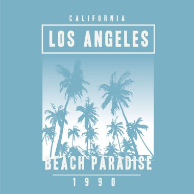 Los Angels, California t-shirt baskı dizaynı yazım hatası ve avuç içi