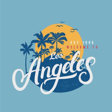Long Beach California yaz zamanı, yaz plajı güneş ışığı vektör çizimi, güneş ışığına götür beni, Beach Paradise baskı grafikleri tasarımı, palmiye ağaçları üzerine tipografi sloganı