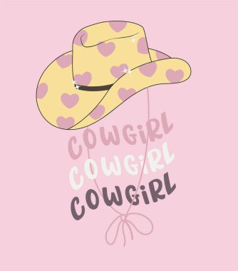 Retro inek kız şapkası, baskı ve moda tasarımı, kız tişörtü grafiği