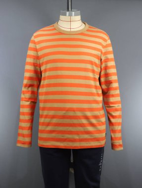 Bayanlar çizgili uzun kollu tişörtler