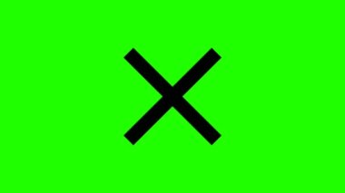 Animasyon Kızıl Haç ortaya çıkıyor. İçki yasağı kavramı. Animasyon yeşil arka planda izole edildi. , pürüzsüz kırpma yavaş animasyon