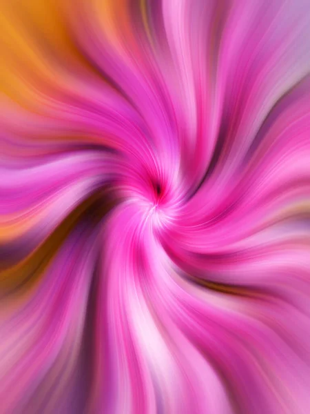 An 3D illustration pink and orange fractal motion background