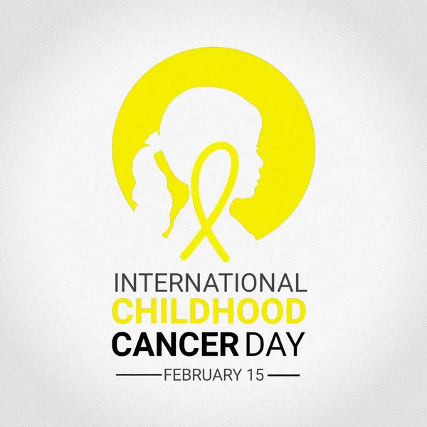 3D illustration International Childhood Cancer day (ICCD) is observed every year on February 15, to raise awareness, and to express support for children and adolescents with cancer.