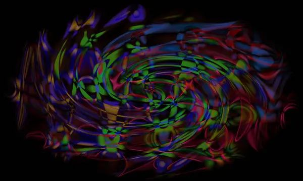 Abstract Fractal Color Background Computer Generated Illustration — Φωτογραφία Αρχείου