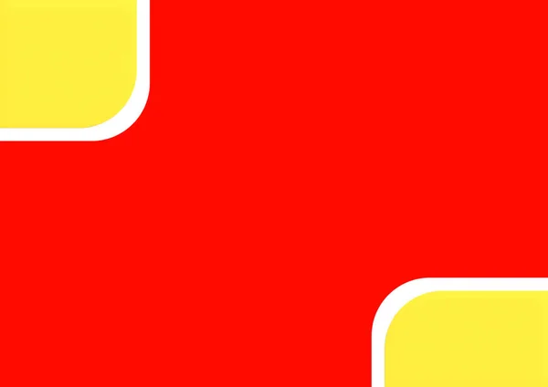 Roter Und Gelber Quadratischer Hintergrund Mit Leerem Platz Für Text — Stockfoto