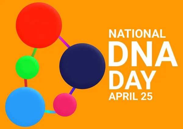 National DNA Day. illustration for banner, poster or flyer.