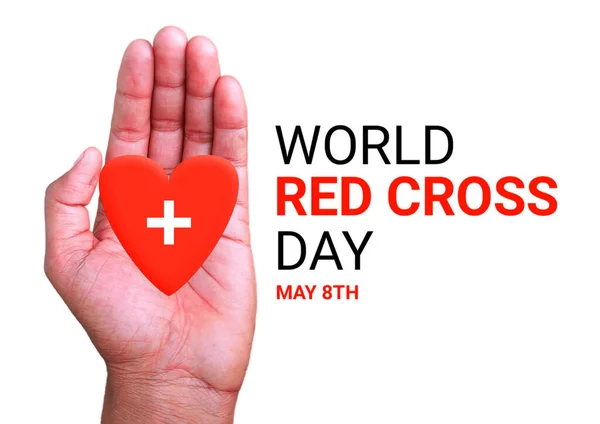World Red Cross Day. May 8Th. Holiday concept. Template for background, banner, card, poster with text inscription. illustration.