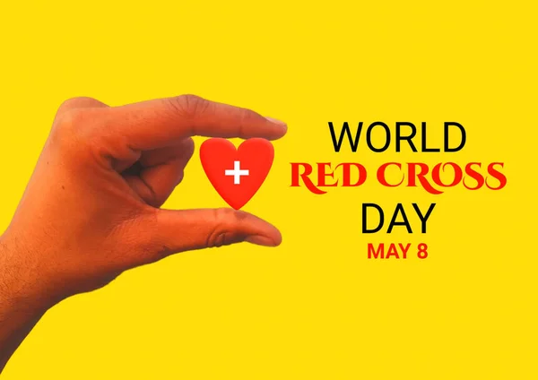 World Red Cross Day. May 8. Suitable for greeting card, poster and banner. illustration